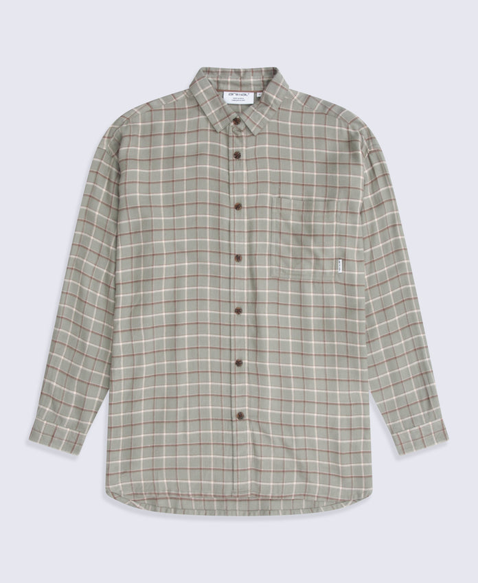 Maisie Womens Supersoft Relaxed Shirt - Khaki