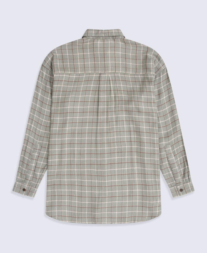 Maisie Womens Supersoft Relaxed Shirt - Khaki