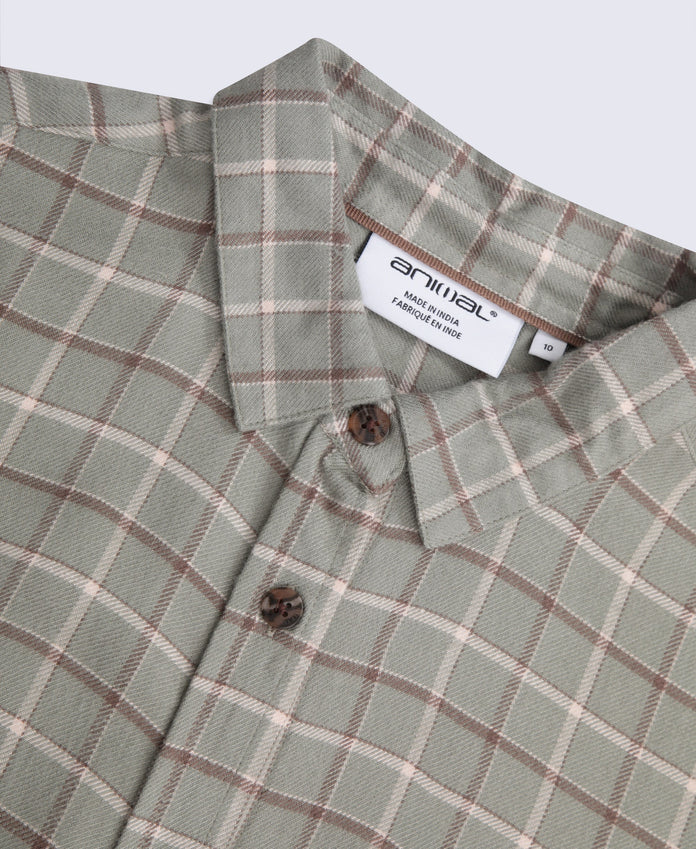Maisie Womens Supersoft Relaxed Shirt - Khaki