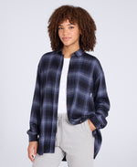 Maisie Womens Supersoft Relaxed Shirt - Navy