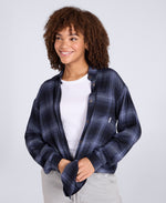 Maisie Womens Supersoft Relaxed Shirt - Navy