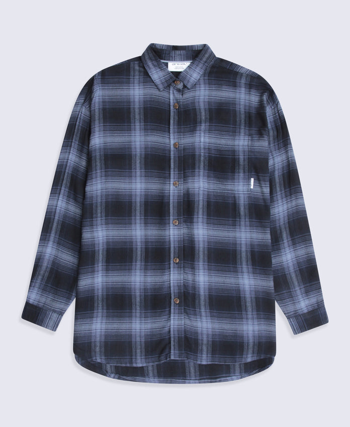 Maisie Womens Supersoft Relaxed Shirt - Navy
