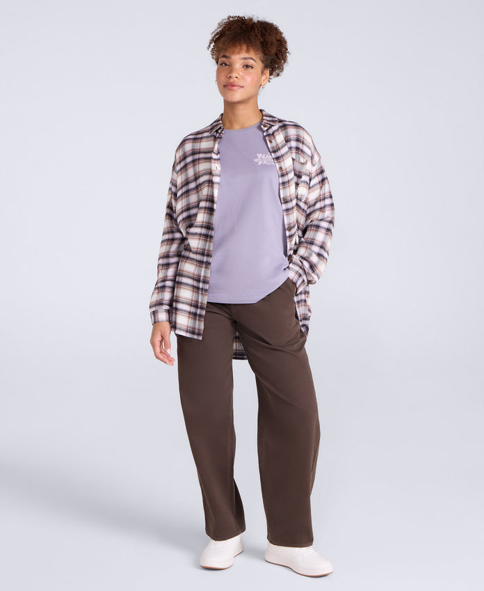 Maisie Womens Supersoft Relaxed Shirt - Pink