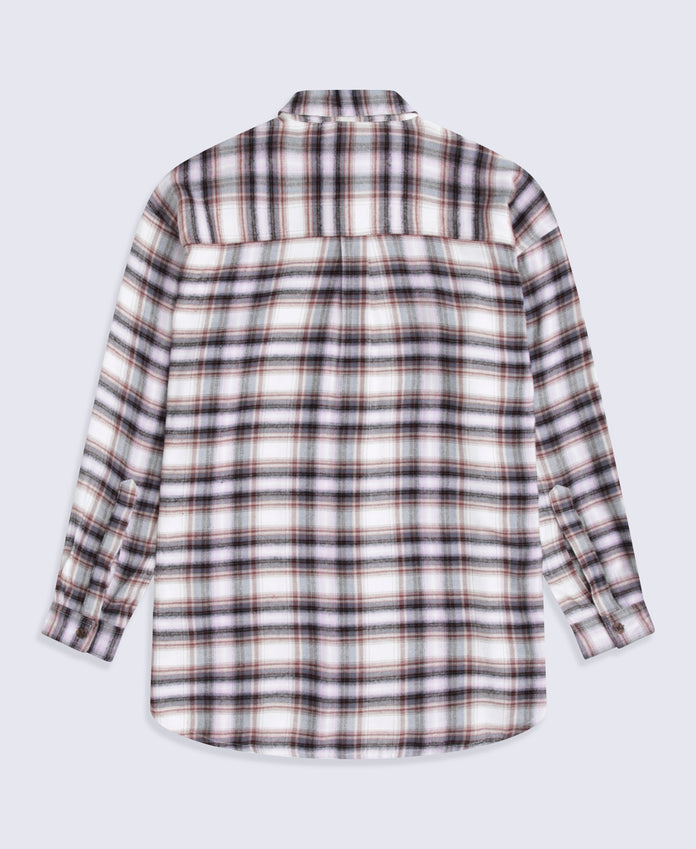 Maisie Womens Supersoft Relaxed Shirt - Pink