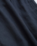 Womens Linen Blend Crop Trousers - Navy