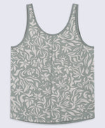 Brooke Womens Printed Loose Tank - Khaki