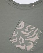 Brooke Womens Printed Loose Tank - Khaki