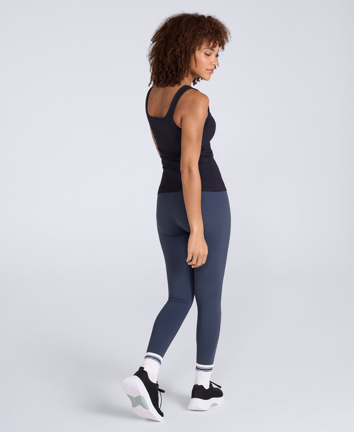 Womens Active Rib Vest - Black