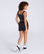 Laurel Womens Active Rib Bra Vest - Black