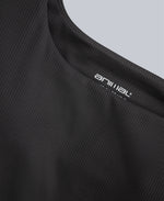 Laurel Womens Active Rib Bra Vest - Black