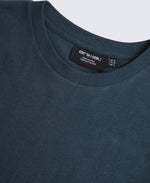 Miley Womens Linen Blend T-Shirt - Navy