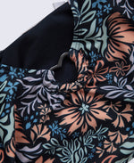 Kids Printed Bikini Top - Navy
