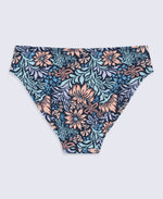 Kids Printed Bikini Bottom - Navy