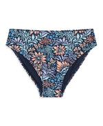 Kids Printed Bikini Bottom - Navy