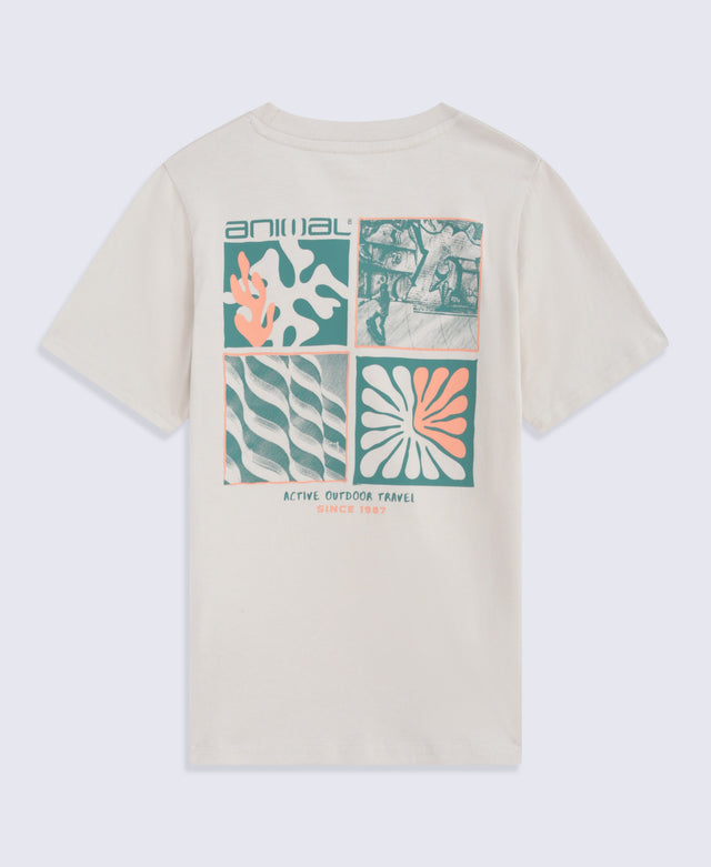 Jacob Kids Graphic T-Shirt - Off White