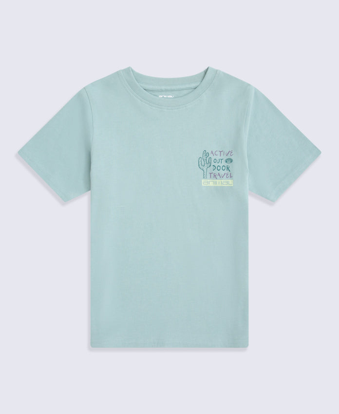 Jacob Kids Graphic T-Shirt - Pale Green