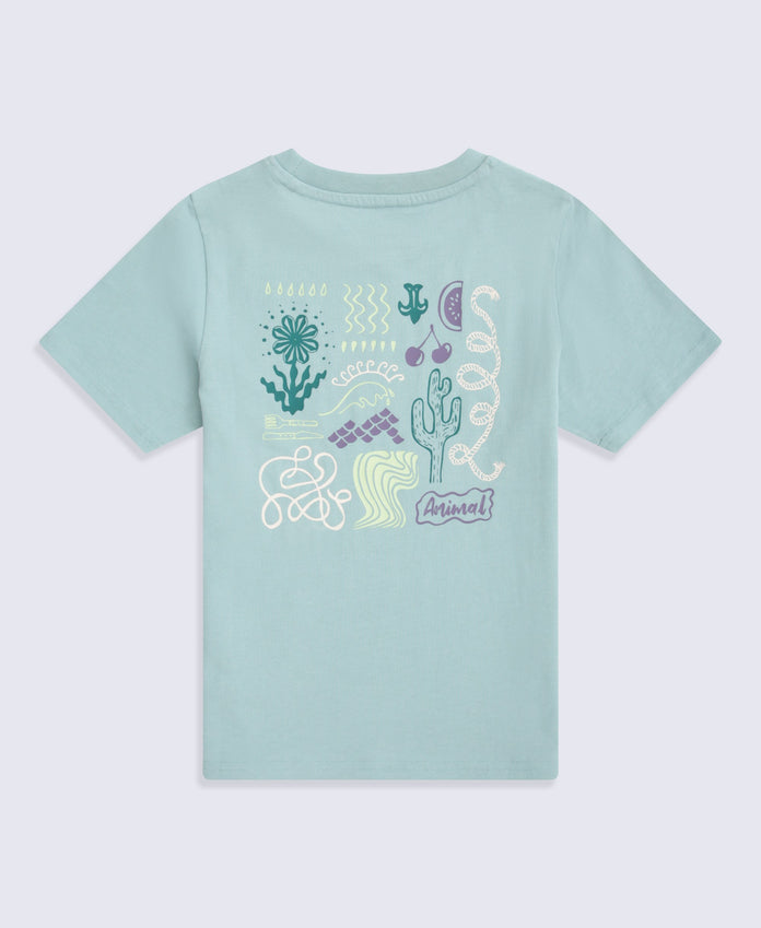 Jacob Kids Graphic T-Shirt - Pale Green