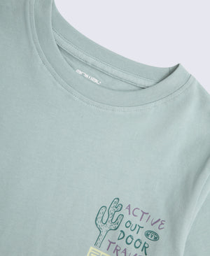Jacob Kids Graphic T-Shirt - Pale Green