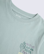 Jacob Kids Graphic T-Shirt - Pale Green