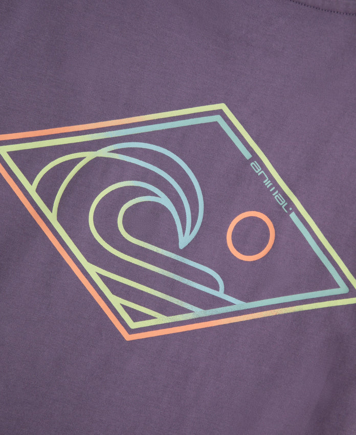 Jacob Kids Graphic T-Shirt - Purple