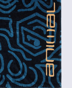 Printed Beach Towel - Blue