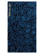 Printed Beach Towel - Blue