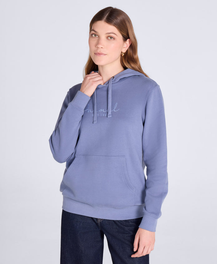 Maya Womens Logo Hoodie - Corn Blue