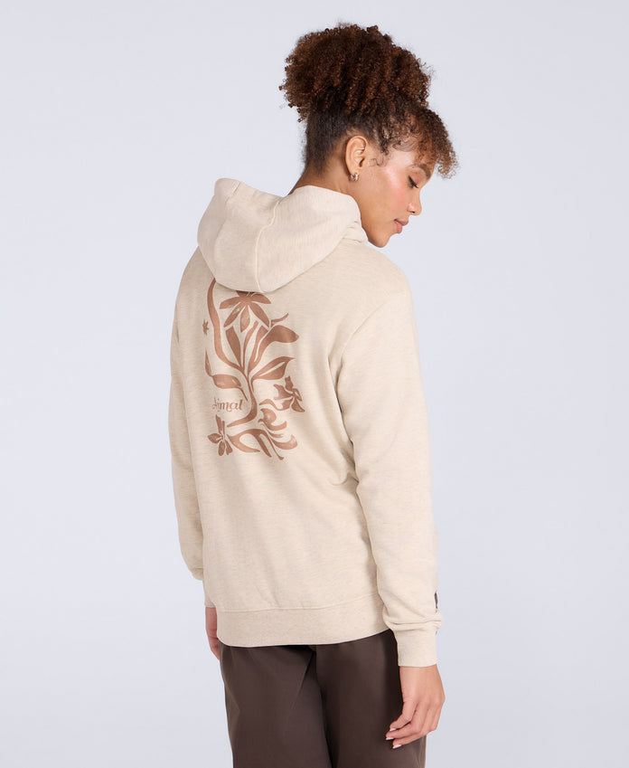 Maya Womens Logo Hoodie - Off White