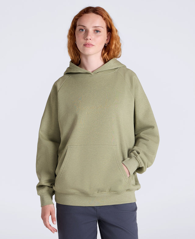 Kaya Womens Graphic Hoodie - Green