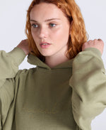 Kaya Womens Graphic Hoodie - Green