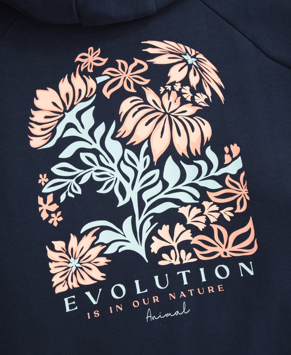 Kaya Womens Graphic Hoodie - Indigo