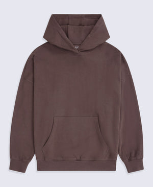 Idol Womens Drop Shoulder Hoodie - Brown