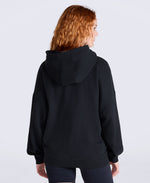 Idol Womens Drop Shoulder Hoodie - Jet Black