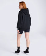 Idol Womens Drop Shoulder Hoodie - Jet Black