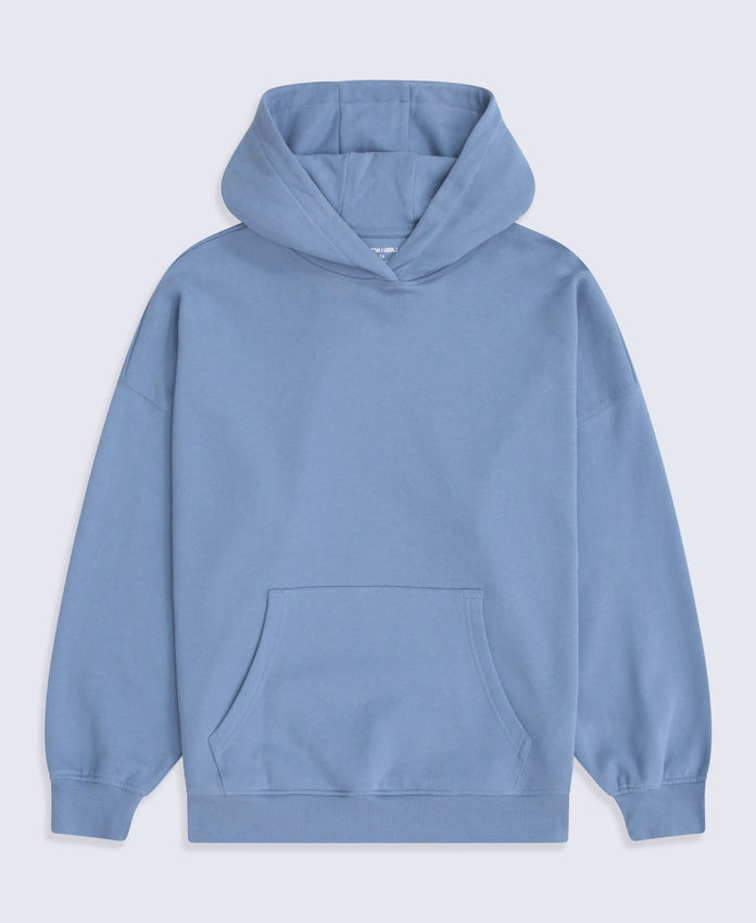 Idol Womens Drop Shoulder Hoodie - Pale Blue