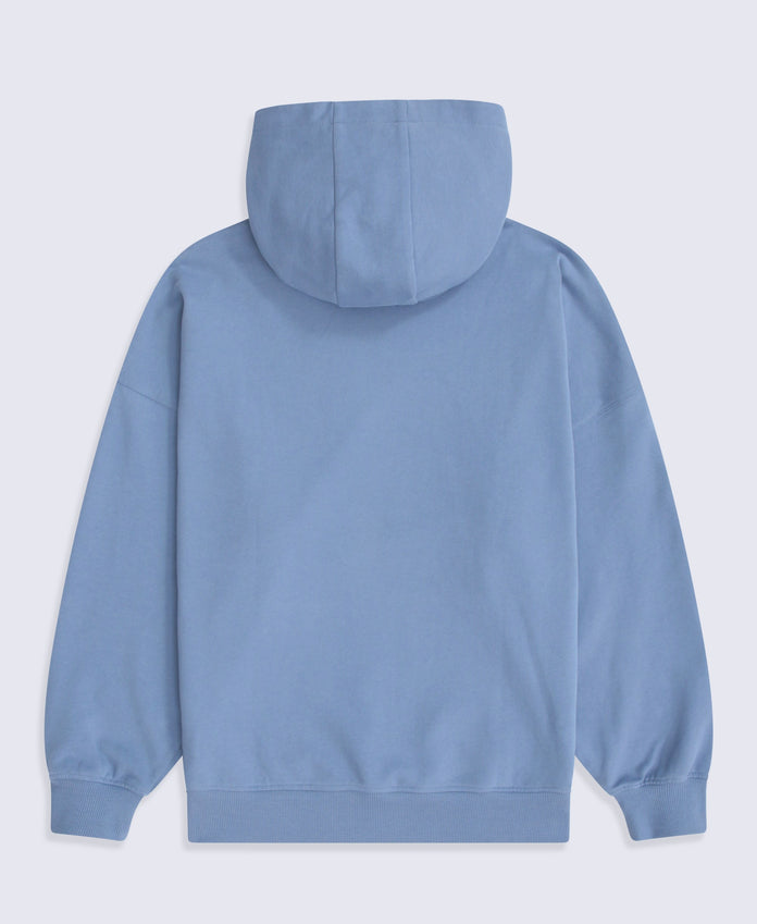 Idol Womens Drop Shoulder Hoodie - Pale Blue