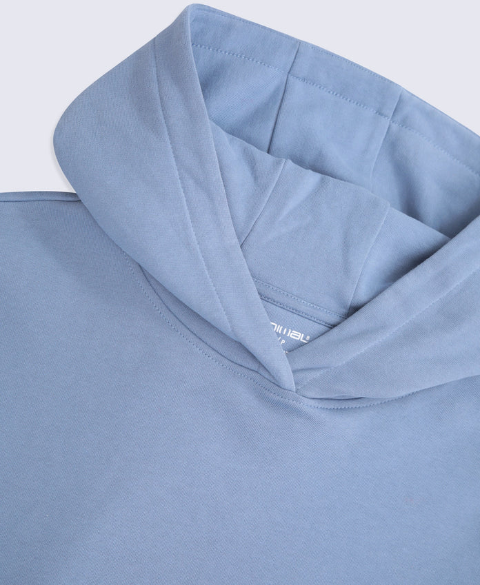 Idol Womens Drop Shoulder Hoodie - Pale Blue