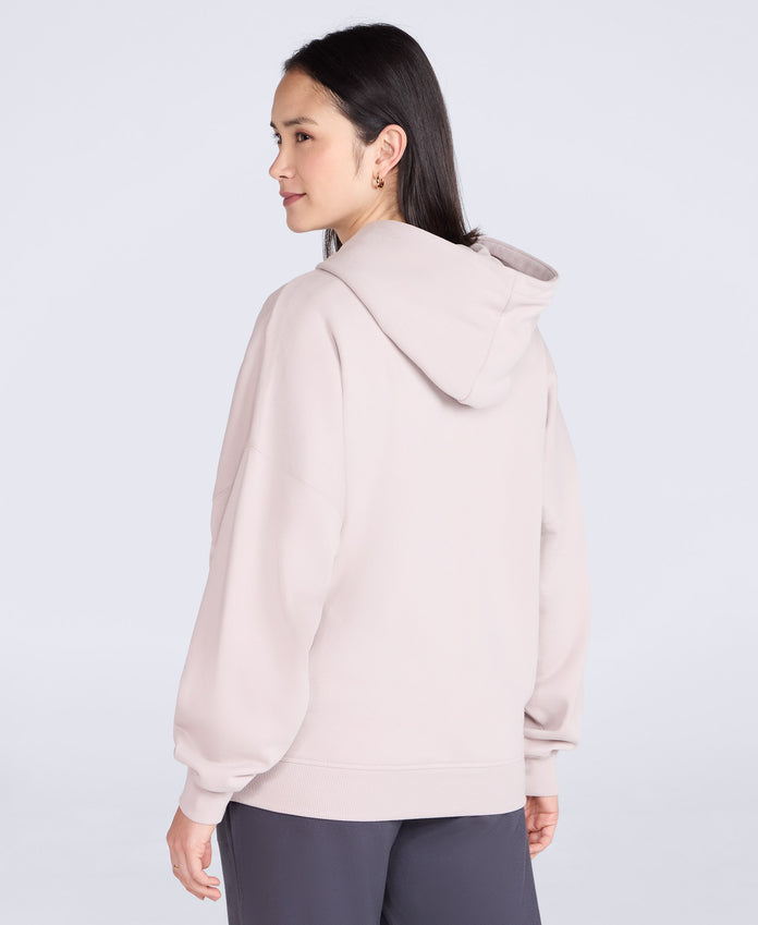 Idol Womens Drop Shoulder Hoodie - Taupe
