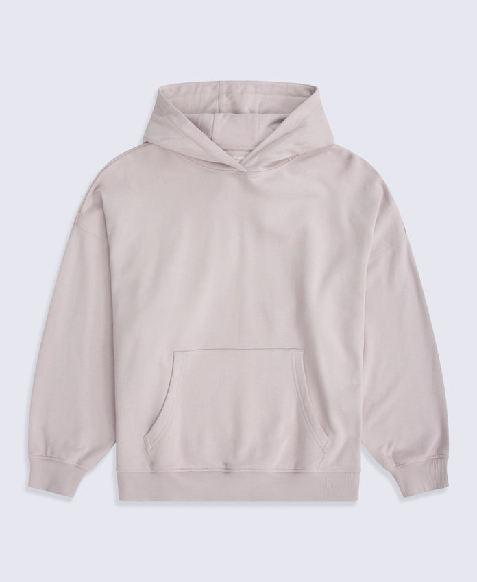 Idol Womens Drop Shoulder Hoodie - Taupe
