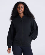 Idol Womens Zip Through Hoodie - Black