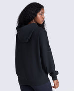 Idol Womens Zip Through Hoodie - Black