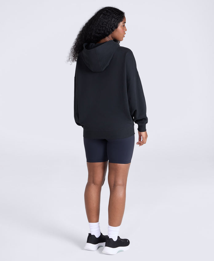 Idol Womens Zip Through Hoodie - Black
