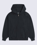 Idol Womens Zip Through Hoodie - Black