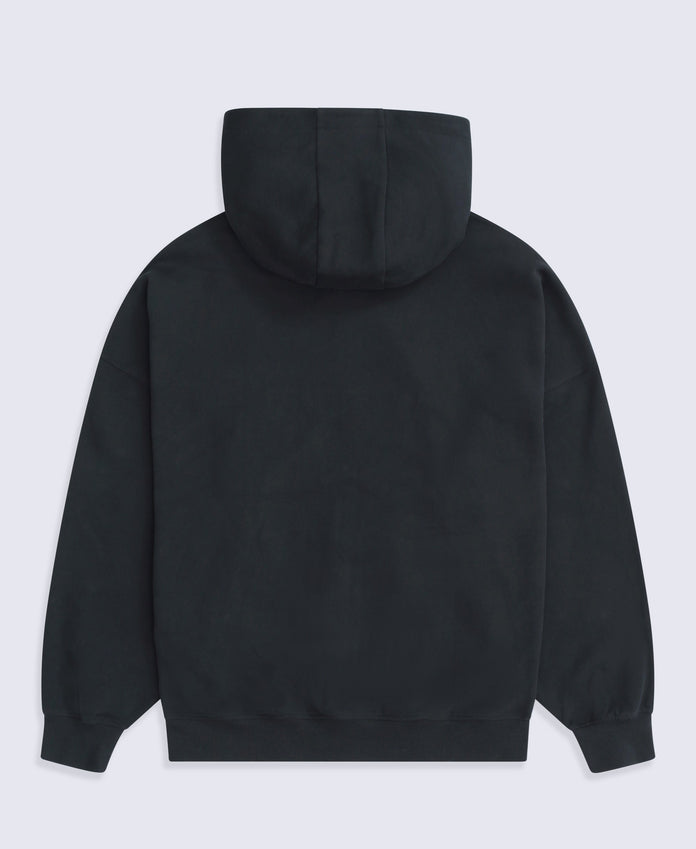 Idol Womens Zip Through Hoodie - Black