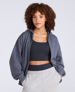Idol Womens Zip Through Hoodie - Blue