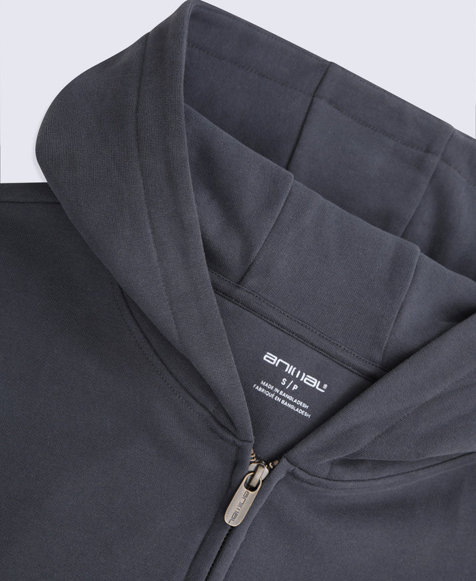 Idol Womens Zip Through Hoodie - Blue