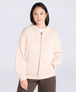 Idol Womens Zip Through Hoodie - Cream