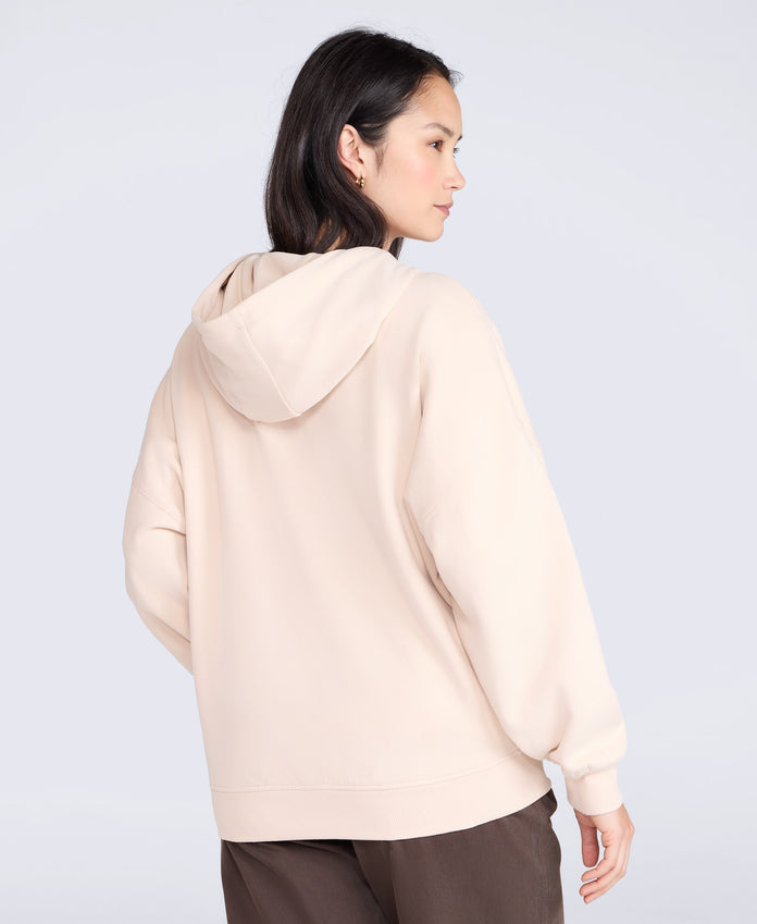 Idol Womens Zip Through Hoodie - Cream