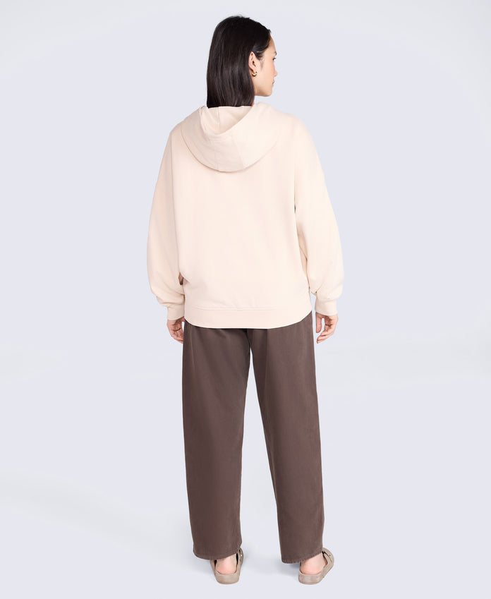 Idol Womens Zip Through Hoodie - Cream