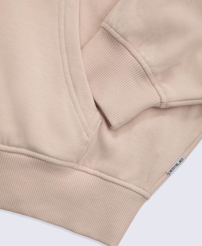 Idol Womens Zip Through Hoodie - Cream